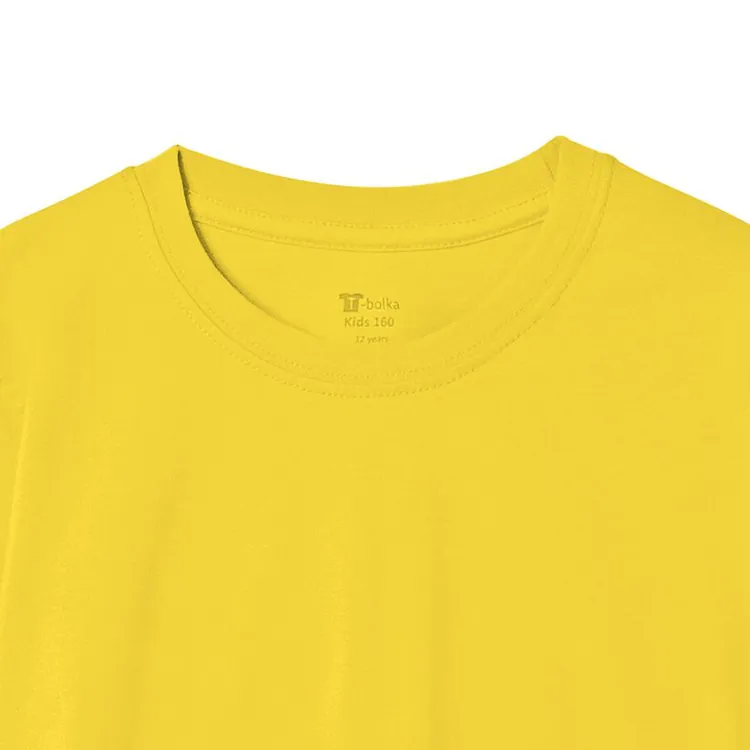 Футболка детская T-Bolka Kids, желтая арт.2504.80