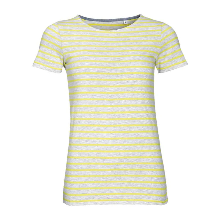 Футболка Miles Women серая с желтым арт.01399798