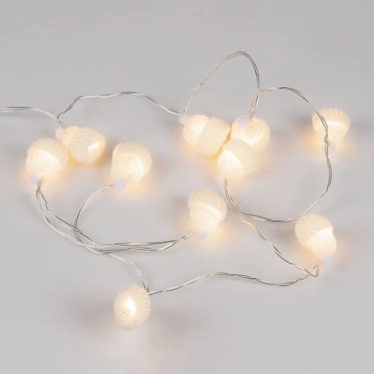 Гирлянда Cosy Poms, белая арт.16957.60