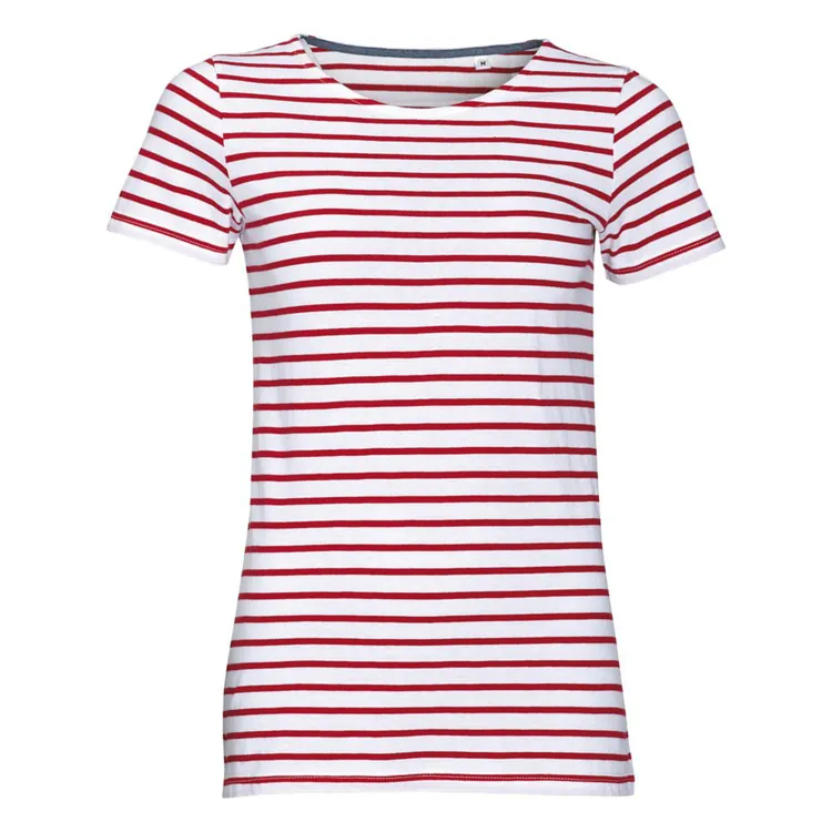 Футболка Miles Women белая с красным арт.01399987