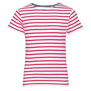 Футболка детская Miles Kids белая с красным арт.01400987