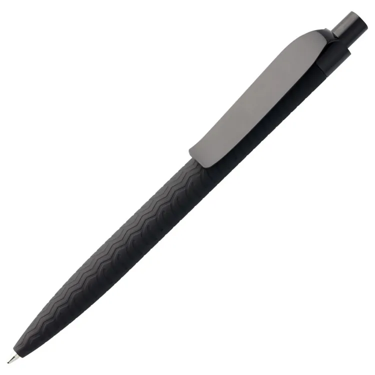 Ручка шариковая Prodir QS03 PRP Tyre Soft Touch, черная арт.3232