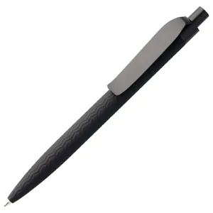 Ручка шариковая Prodir QS03 PRP Tyre Soft Touch, черная арт.3232