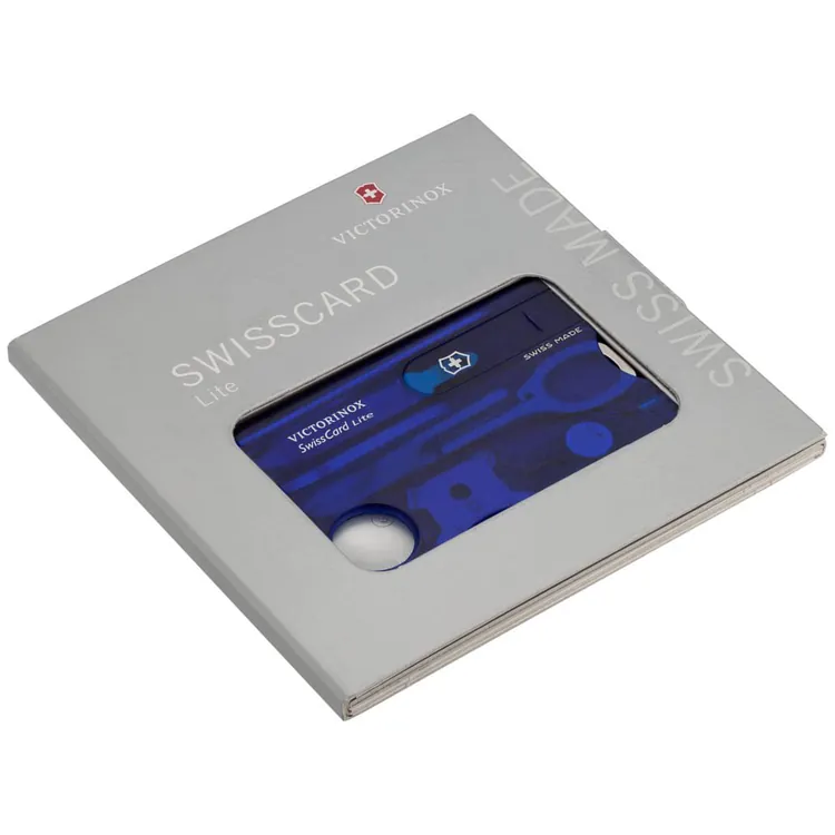 Набор инструментов SwissCard Lite, синий арт.7702.45