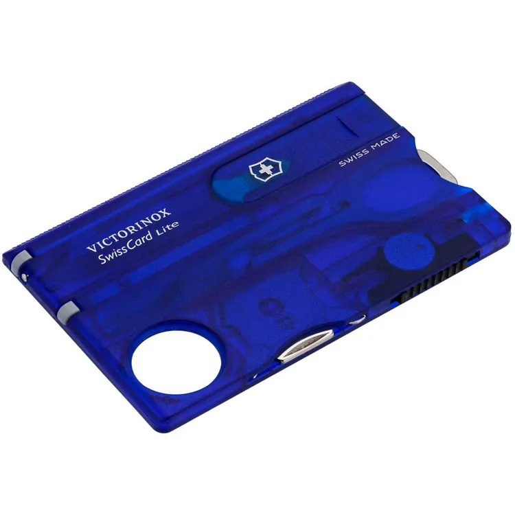 Набор инструментов SwissCard Lite, синий арт.7702.45
