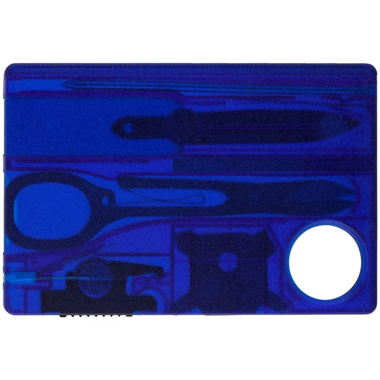 Набор инструментов SwissCard Lite, синий арт.7702.45