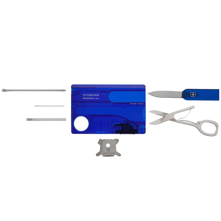 Набор инструментов SwissCard Lite, синий арт.7702.45