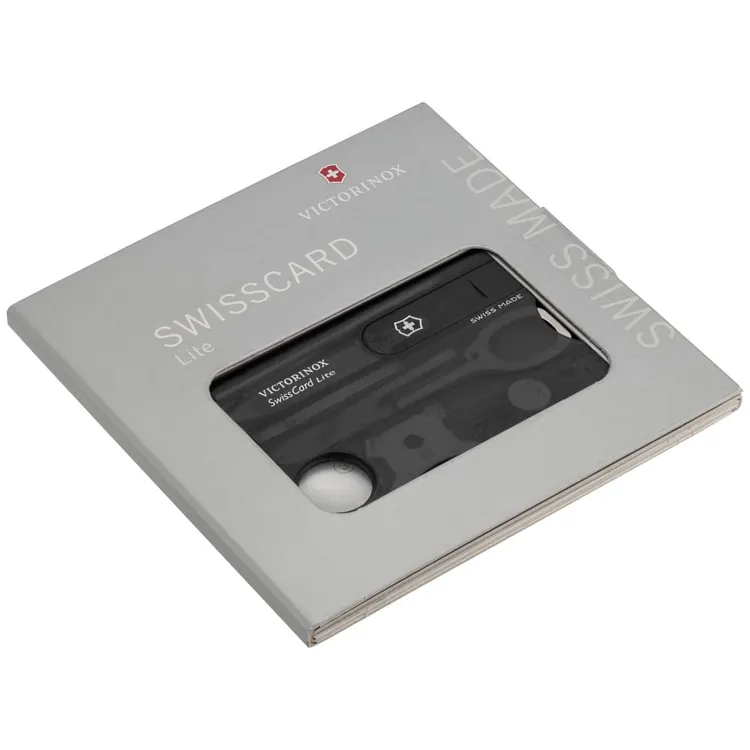 Набор инструментов SwissCard Lite, черный арт.7702.35
