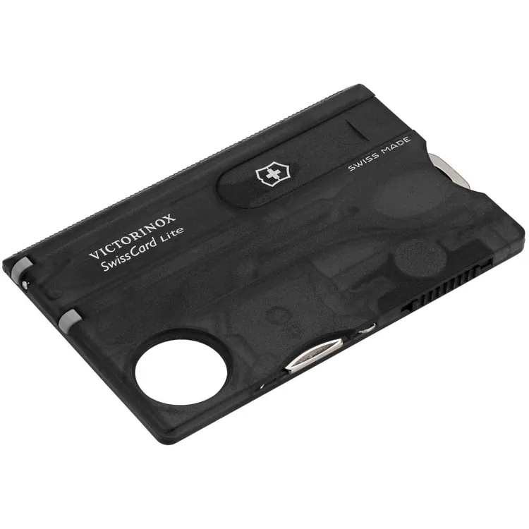 Набор инструментов SwissCard Lite, черный арт.7702.35