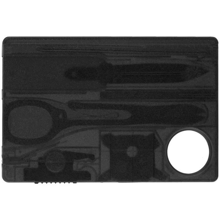 Набор инструментов SwissCard Lite, черный арт.7702.35