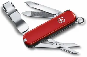 Нож-брелок Nail Clip 580, красный арт.7718.50