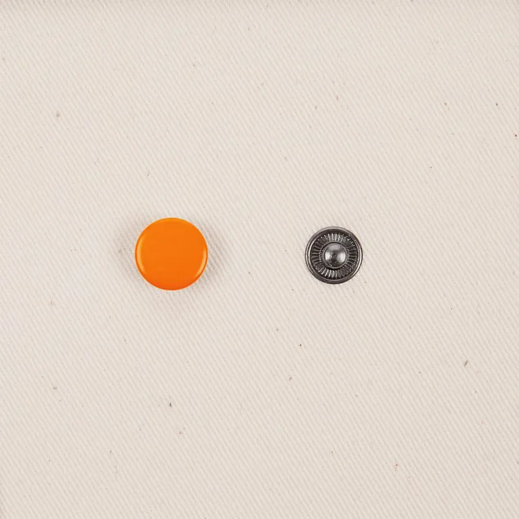 Кнопка Clavis, M, оранжевый неон арт.19717.22