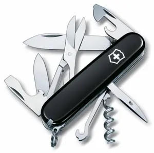 Офицерский нож Climber 91, черный арт.5049.30
