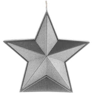 Свеча High Five, серебристая арт.19334.10