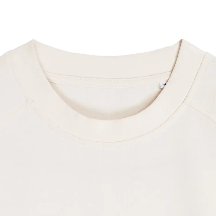 Футболка оверсайз унисекс Sideline, молочно-белая арт.18406.60
