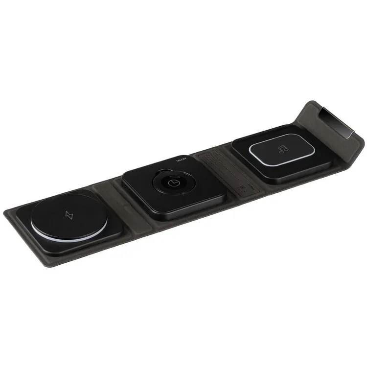 Складная станция беспроводной зарядки triFlex, черная арт.16929.30