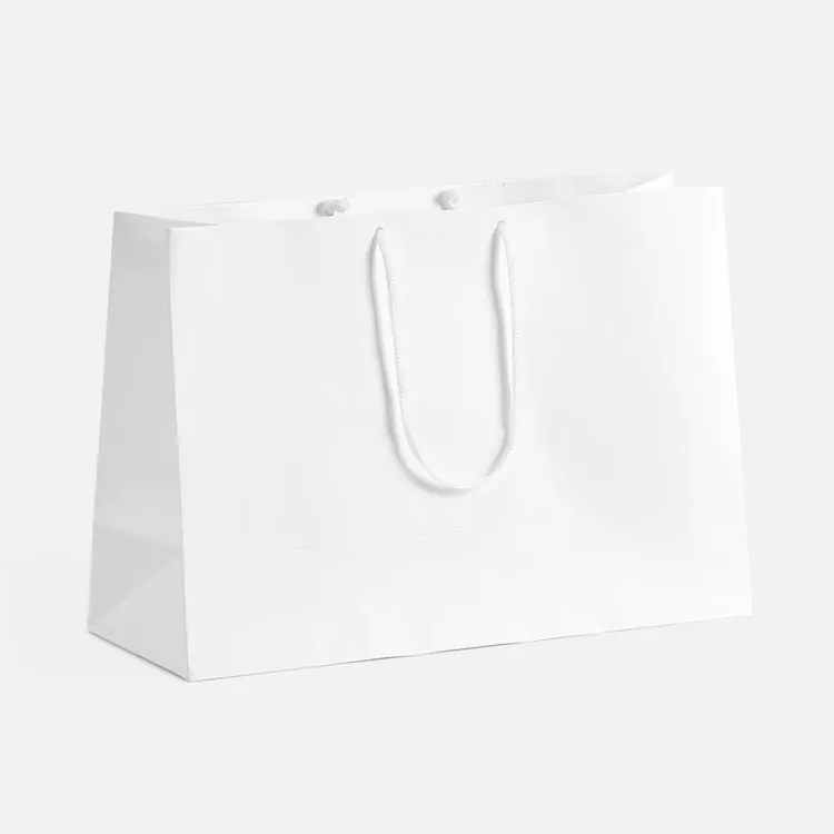 Пакет бумажный с ламинацией Lami Tote M, белый арт.18438.60