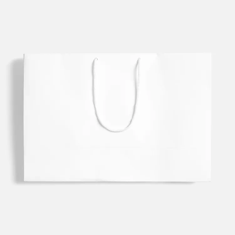 Пакет бумажный с ламинацией Lami Tote M, белый арт.18438.60