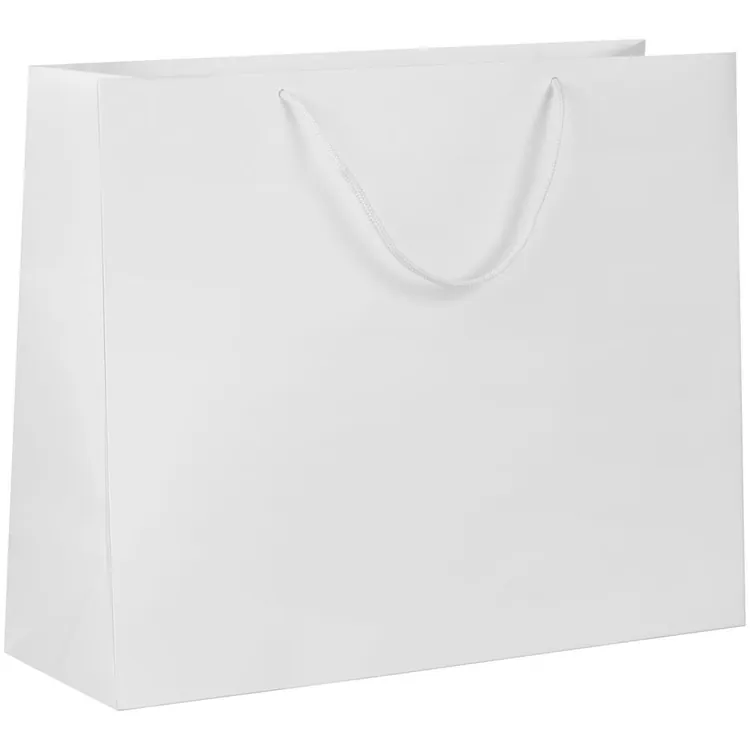 Пакет бумажный с ламинацией Lami Tote L, белый арт.18439.60