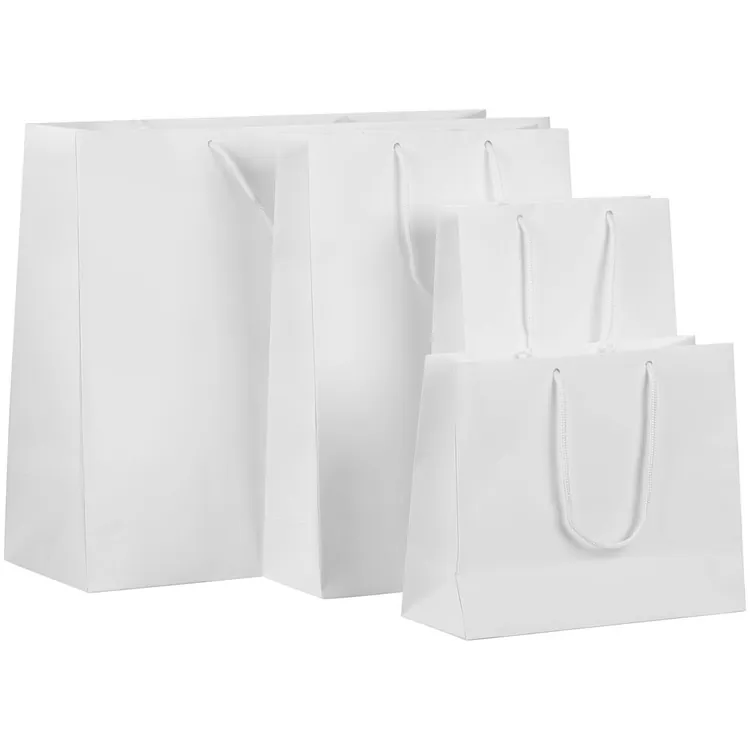 Пакет бумажный с ламинацией Lami Tote L, белый арт.18439.60