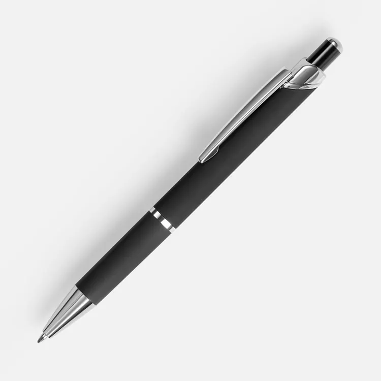 Ручка шариковая Chromos Soft Touch, черная арт.17694.30
