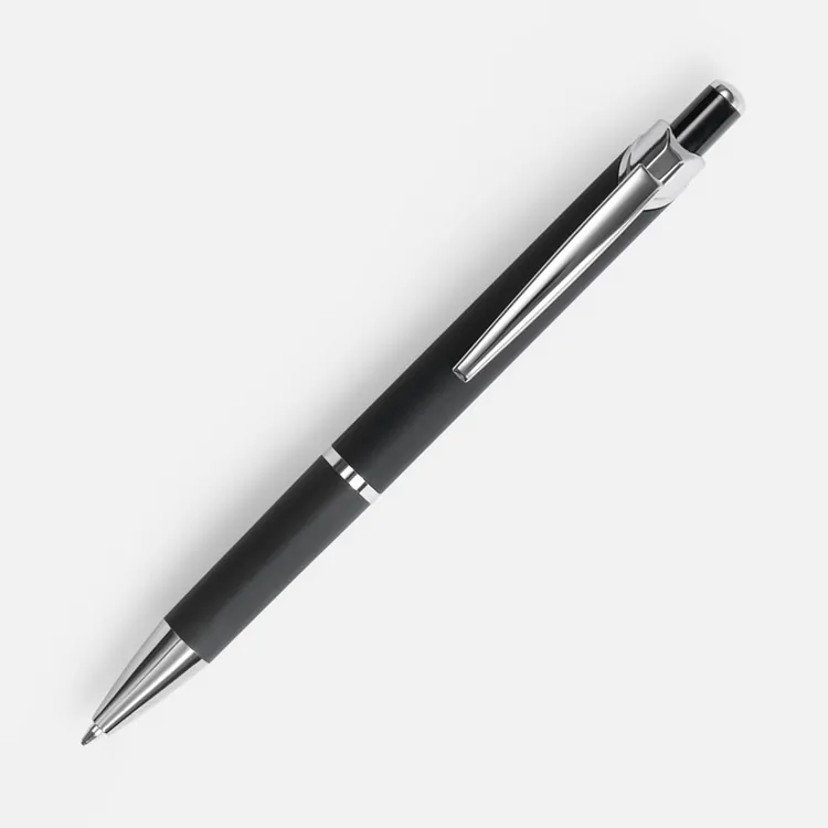Ручка шариковая Chromos Soft Touch, черная арт.17694.30