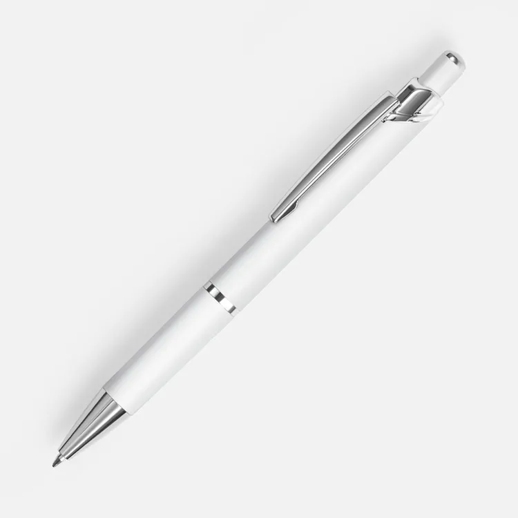 Ручка шариковая Chromos Soft Touch, белая арт.17694.60