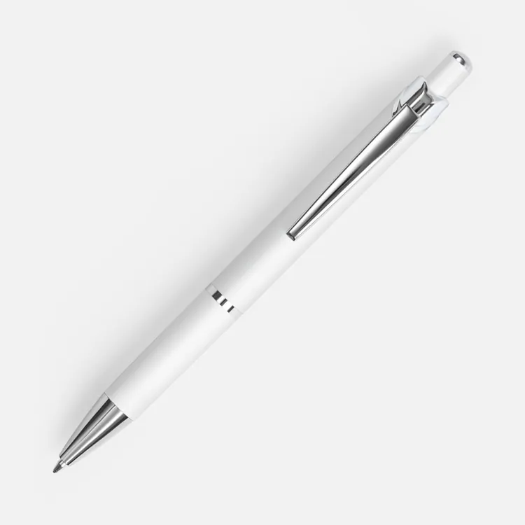 Ручка шариковая Chromos Soft Touch, белая арт.17694.60