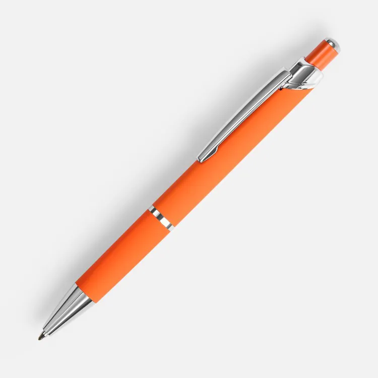 Ручка шариковая Chromos Soft Touch, оранжевая арт.17694.20