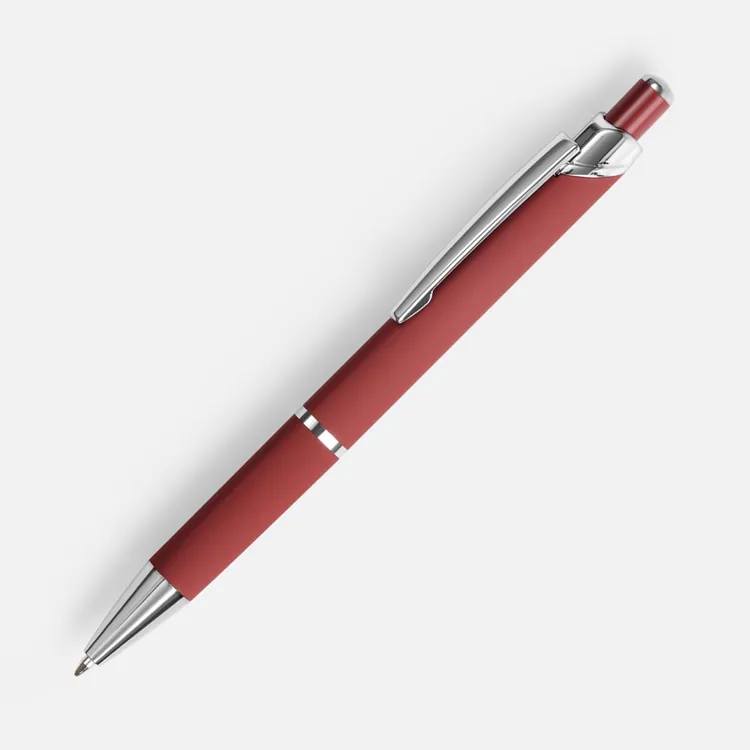 Ручка шариковая Chromos Soft Touch, красная арт.17694.50