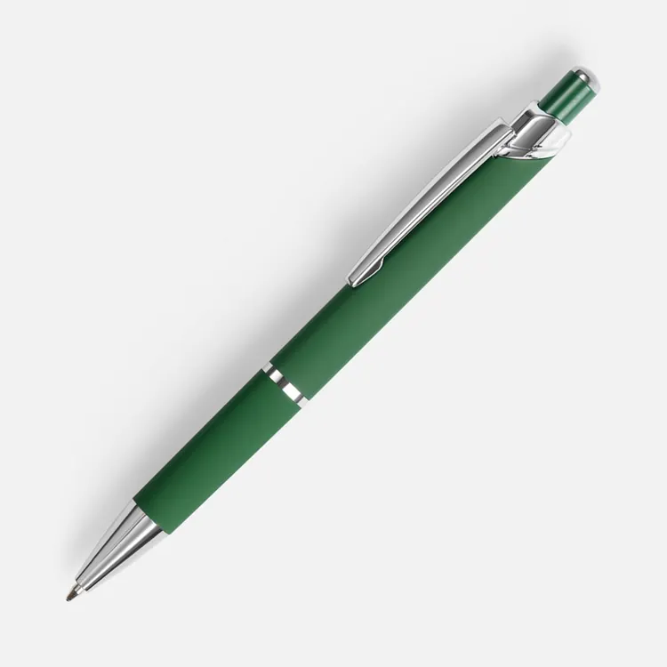 Ручка шариковая Chromos Soft Touch, зеленая арт.17694.90
