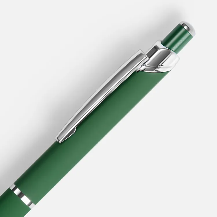 Ручка шариковая Chromos Soft Touch, зеленая арт.17694.90
