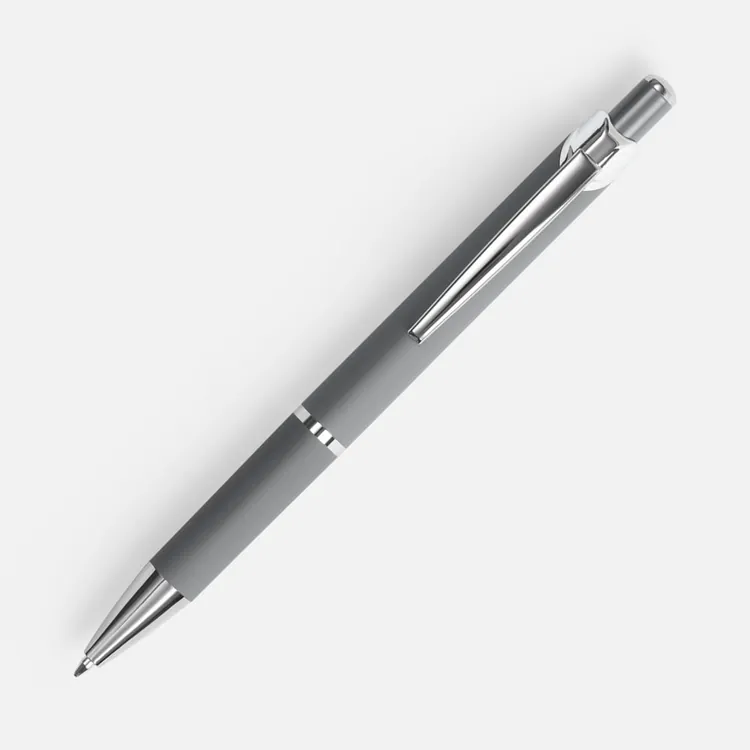 Ручка шариковая Chromos Soft Touch, серая арт.17694.10
