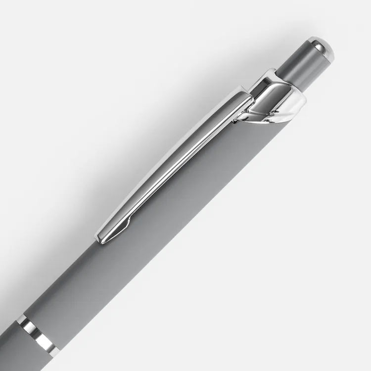 Ручка шариковая Chromos Soft Touch, серая арт.17694.10