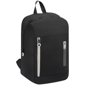 Складной рюкзак Compact Neon, черный с белым арт.16852.33
