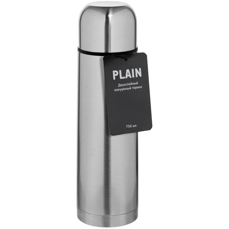 Термос Plain 750, серебристый арт.3649.10