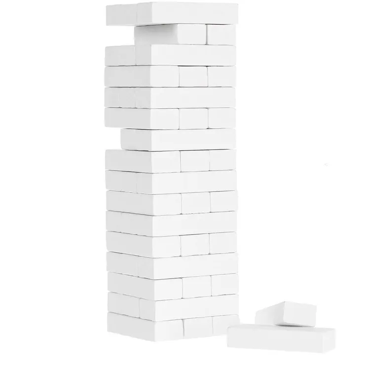 Игра &laquo;Деревянная башня Tickler&raquo;, белая арт.23195.60