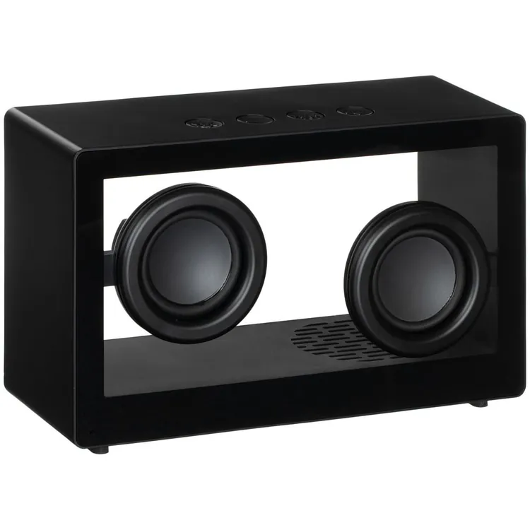 Bluetooth-колонка со светомузыкой Sensofonic, черная арт.17303.30