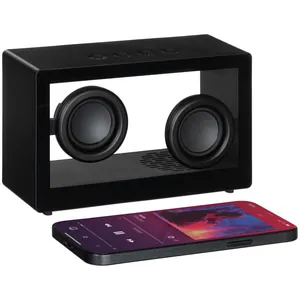 Bluetooth-колонка со светомузыкой Sensofonic, черная арт.17303.30