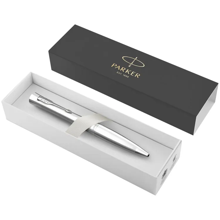 Ручка шариковая Parker Urban Twist Metro Metallic CT, серебристая арт.16608.10