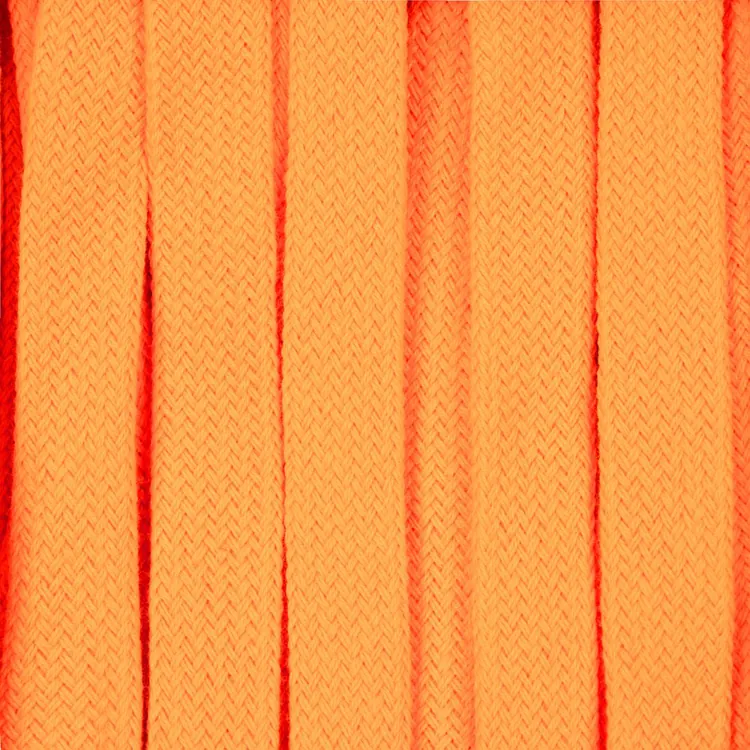 Плоский шнур Cord XL, оранжевый неон, 180 см арт.19730.22.180cm
