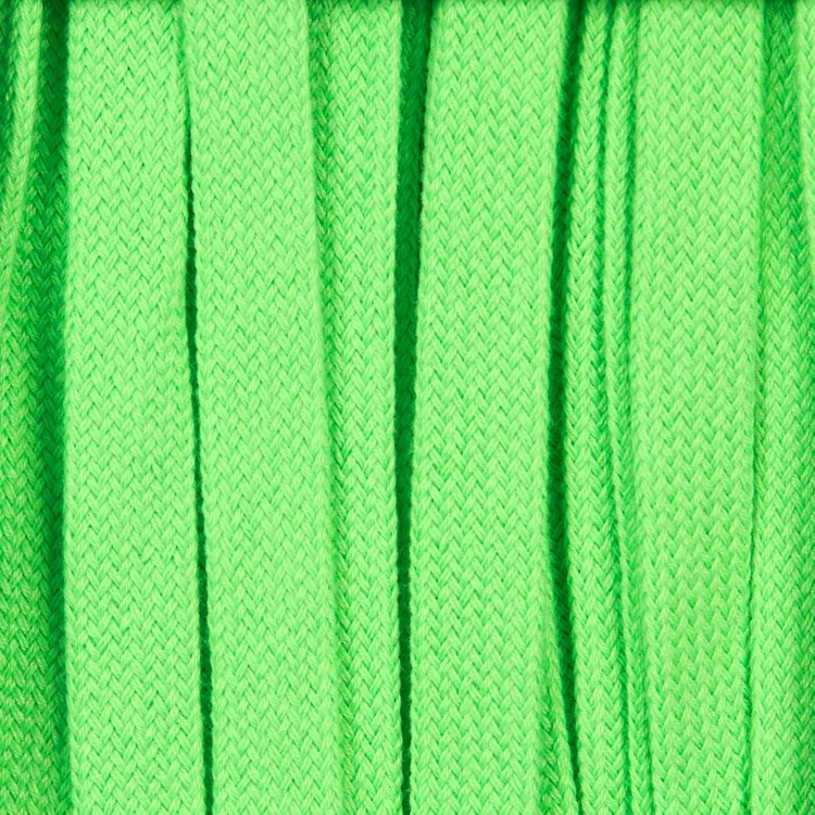 Плоский шнур Cord XL, зеленый неон, 190 см арт.19730.94.190cm