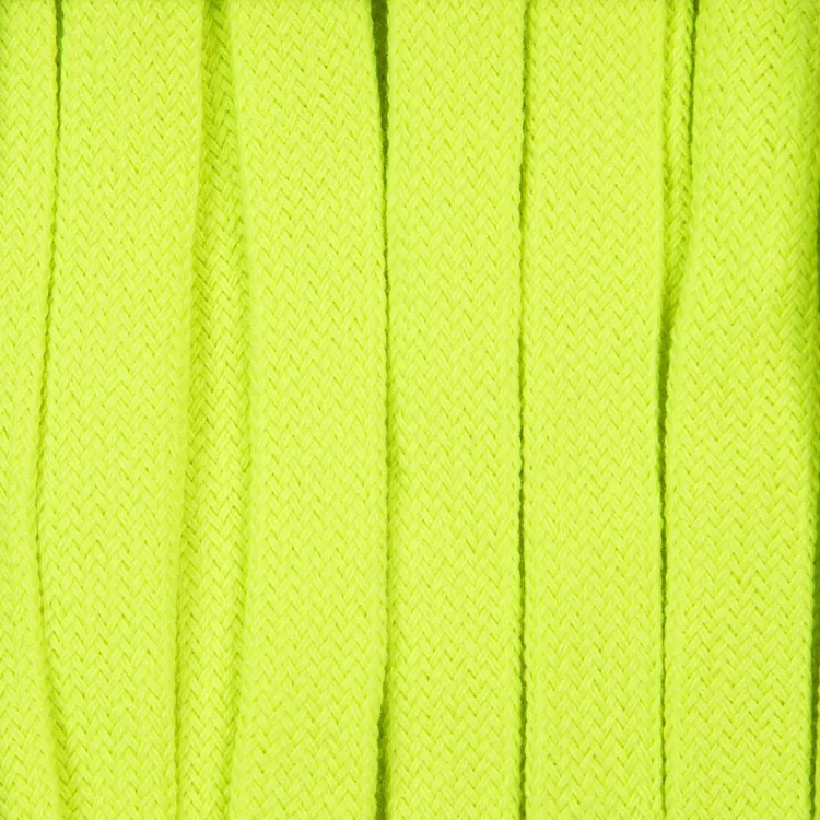 Плоский шнур Cord L, желтый неон, 140 см арт.19711.89.140cm