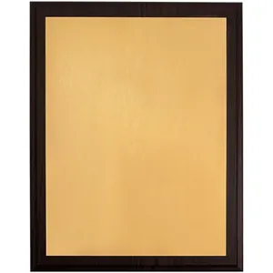 Плакетка Plaque XL, венге с золотистой пластиной арт.20456.00
