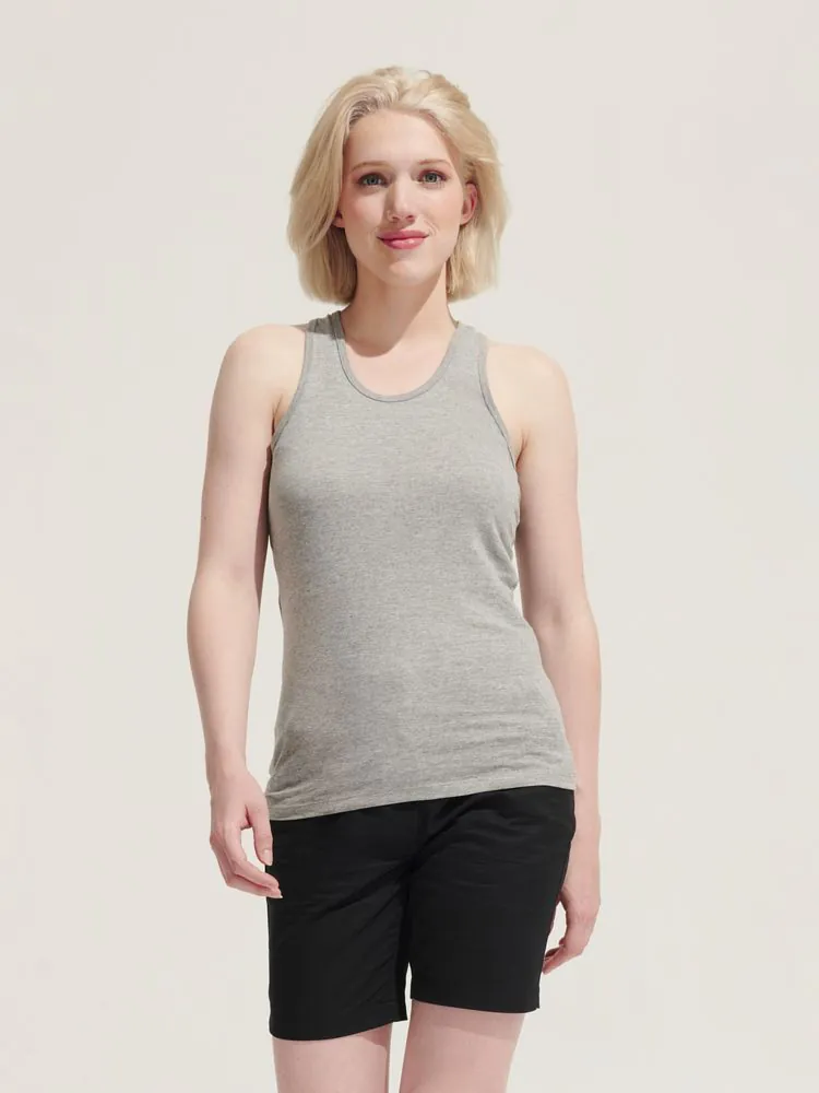 Майка женская Justin Women, белая арт.01826102