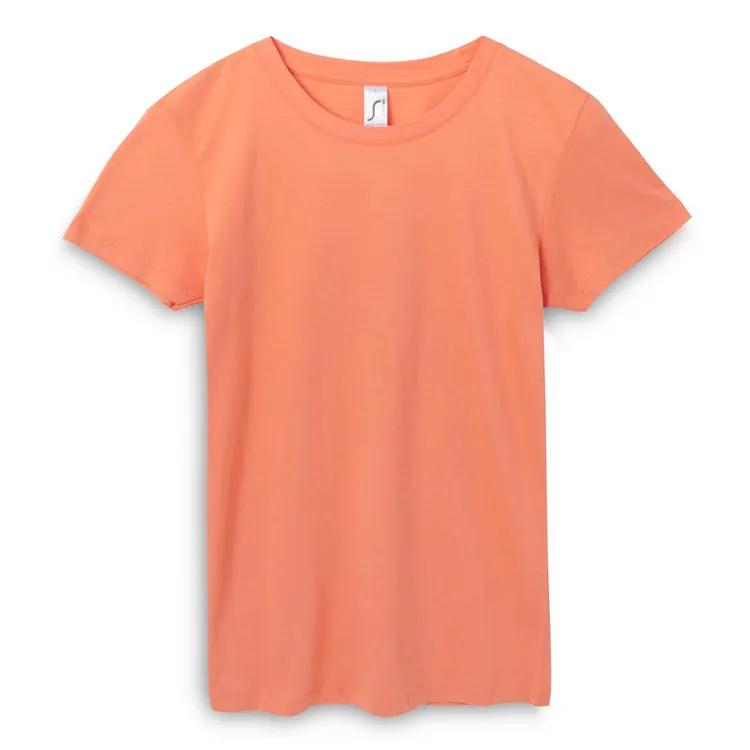 Футболка женская Regent Women, оранжевая (абрикосовая) арт.01825401