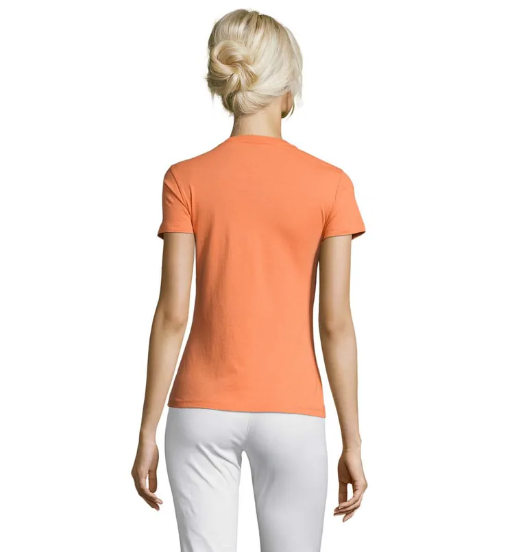 Футболка женская Regent Women, оранжевая (абрикосовая) арт.01825401