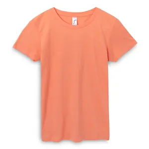 Футболка женская Regent Women, оранжевая (абрикосовая) арт.01825401