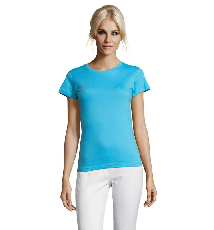 Футболка женская Regent Women, бирюзовая арт.01825225