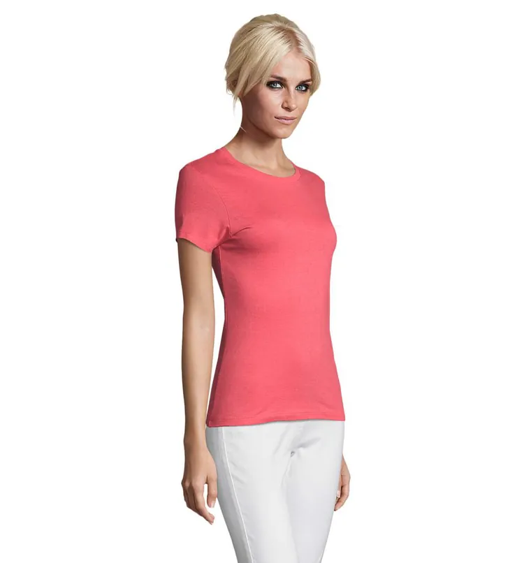 Футболка женская Regent Women, розовая (коралловая) арт.01825158